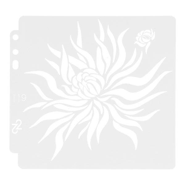 9 stk Mandala Stencil Trygg Pålitelig Holdbar PET Hul Mal for Maling Stempler Scrapbooking