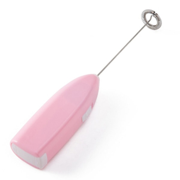 Ledningsfri elektrisk håndmixer Batteridrevet Lille plastik Metal Husholdnings håndmixer til hjem Hotel Pink