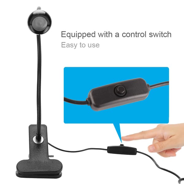 USB 3W UV Limlampe Ultraviolet LED Lilla Lys USB Med Klips og Afbryder til Telefonreparation