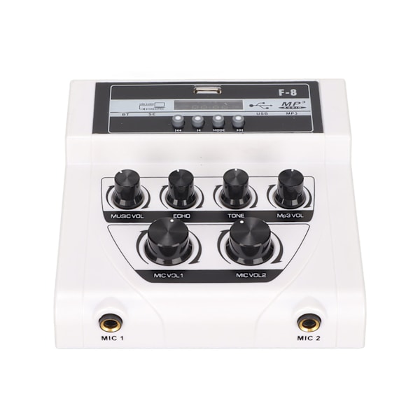 Mini Sound Mixer BT Recording MP3 Function Home Karaoke Stereo Mixer TV PC:lle Älypuhelin 100-240V EU Plug
