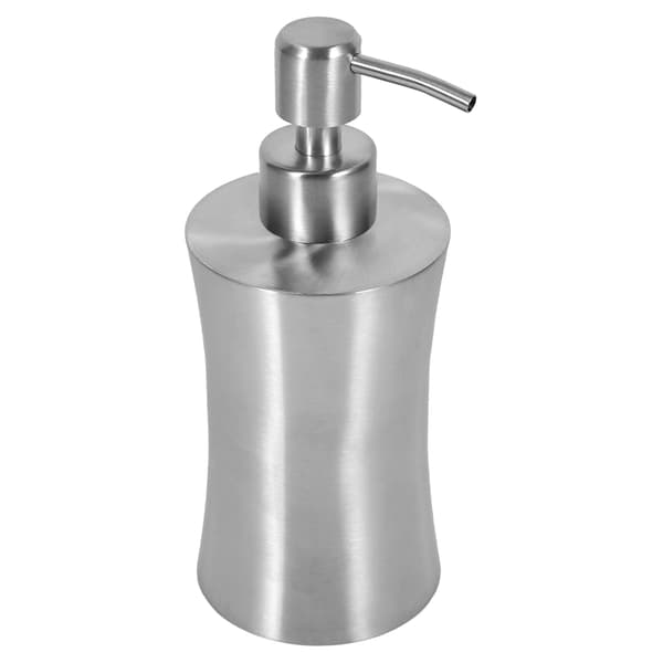 304 Rustfrit Stål Badeværelse Brusebad Pumpe Lotion Dispenser Flydende Flaske (400ml)
