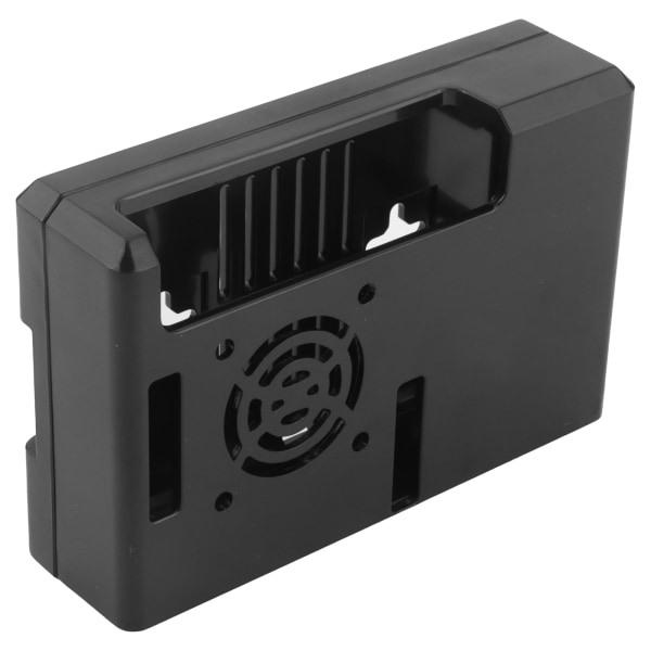 Skal Beskyttende Etui Frosted Etui Cover ABS til Raspberry Pi 3B 3B+ E Style med Skruer (Sort)