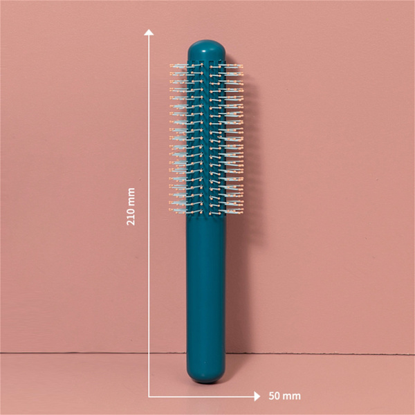 Hårborste Styling Kam Styler Hårborste Masserande Detangling Verktyg för Hemsalong Blå lockig borste