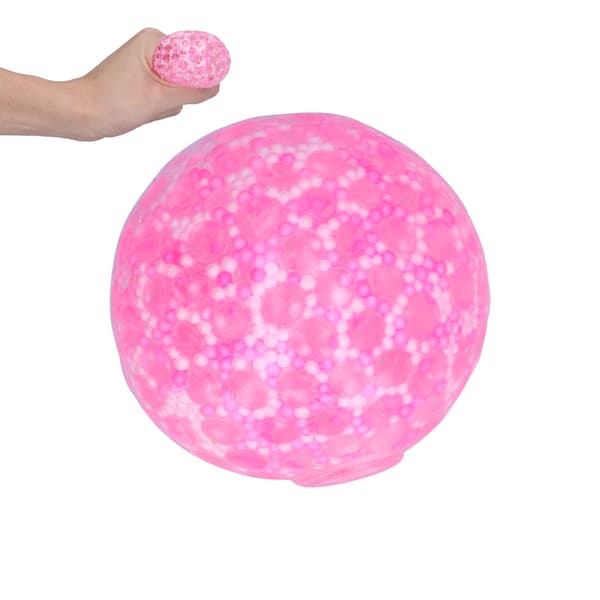 Stressavlastende ball Klem angstlindrende dekompresjonsballleke for barn over 3 år Rosa