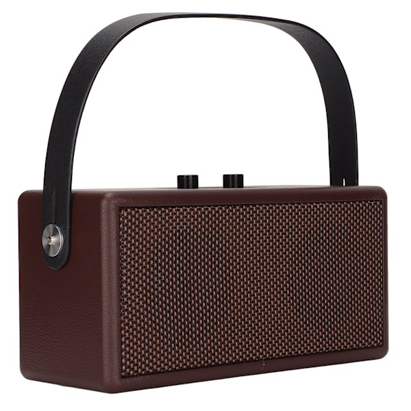 Bluetooth-högtalare, bärbar retro trådlös Bluetooth-högtalare för hem, resor, utomhus, brun