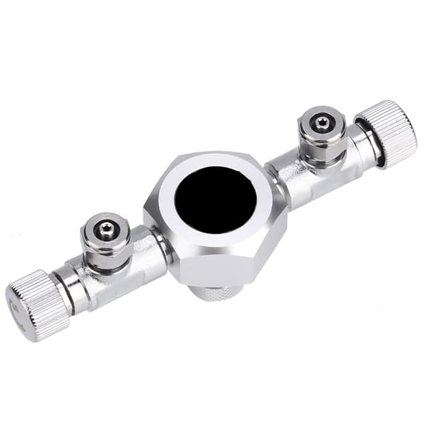 Flerveis fordeler akvarieregulator CO2-splitterventil fisketank (2 veier)
