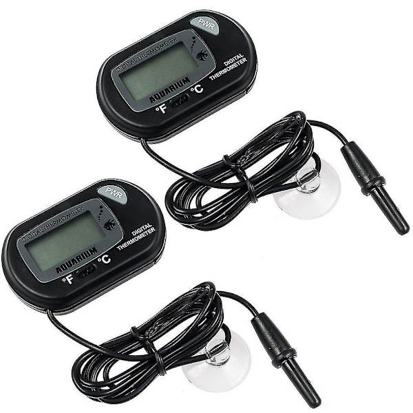 LCD digitalt akvarietermometer med sugekopmontering