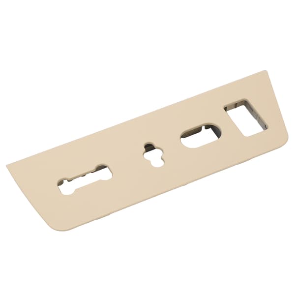 Førersete bryterpanel 4 hull 9L3Z 14A706 MA Justeringshus for sete Erstatning for Ford 2009-2014 Beige