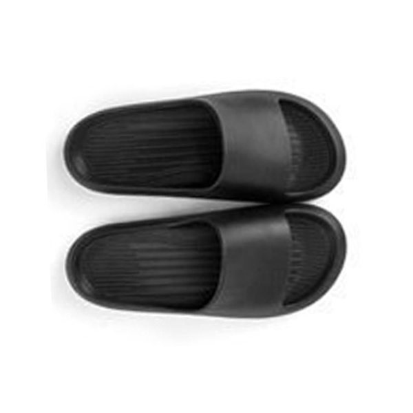 EVA Duschtofflor Slide Sandaler Duschskor för Badrum Pool Strand för Kvinnor och Män Svart 35-36