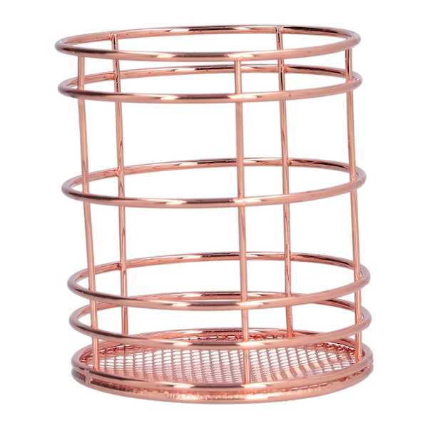 Pyöreä ontto syömäpuikkohäkki Monitoiminen organizer Home KitchenRose Goldille (J13454CP)