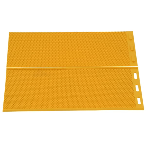 2 stk 5,4 mm bivokspresseform DIY gummikam fundamentplade Biavlertilbehør gul