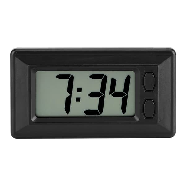 LCD Digital Bordsbil Instrumentbräda Skrivbord Elektronisk Klocka Datum Tid Kalender Display