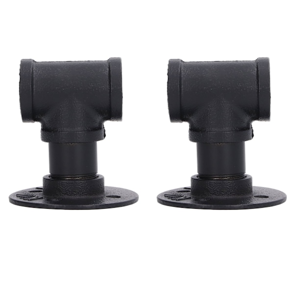 2-pack väggmonterat vinställ för vinhängande hållare Vattenrörsdesign med monteringsskruv för förvaring
