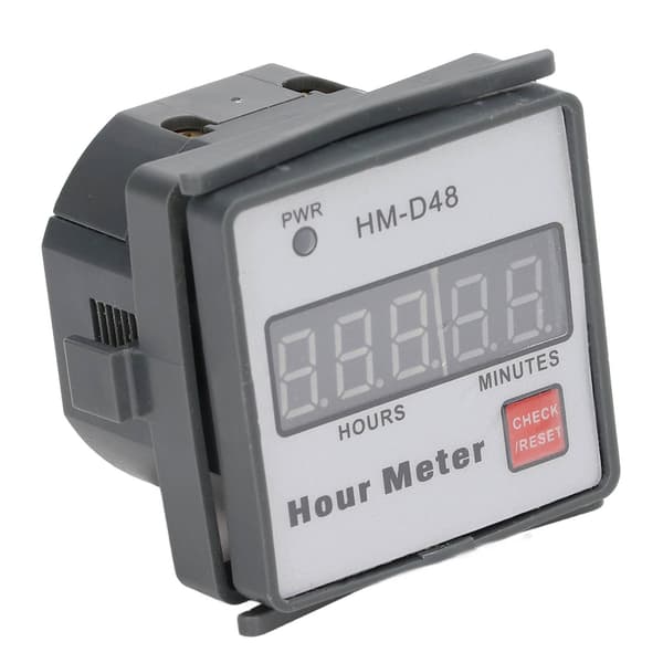 Timetæller Digital Display Timer ABS Måler 0‑999,99 Timer Timing Værktøj AC 220‑240V