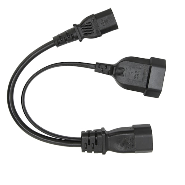 IEC320 C14–IEC320 C13 ja EU- power Professional Y -jakajan power johto 12,6 tuumaa 10 A 250 V