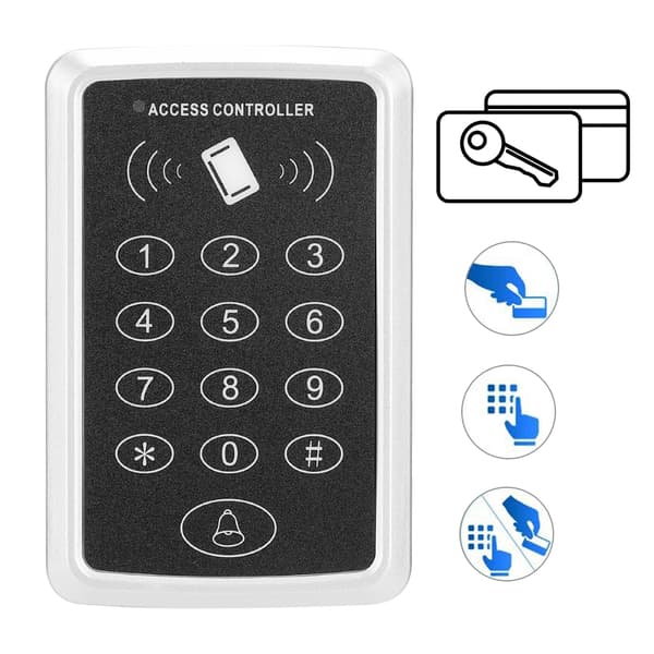 RFID-kortåtkomstkontrollsystem vattentätt utomhus med 10 nyckelbrickor