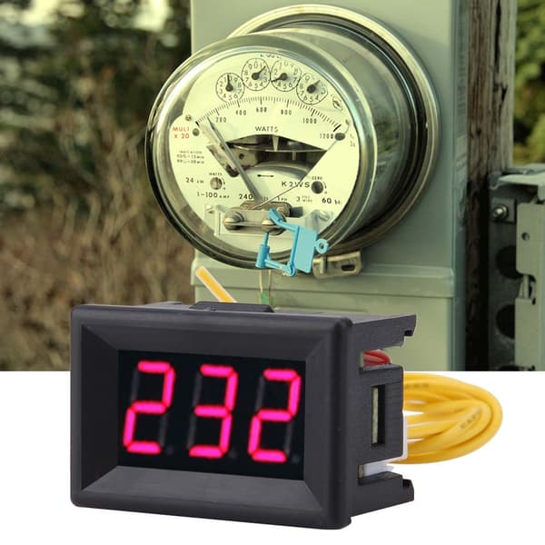 1 st digital 0,36″ LED-display voltmeter AC spänningsmätare panel 70-380V