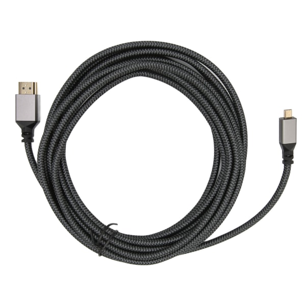 4K HD Multimedia Interface Kabel han til han 18Gbps højhastigheds 4K 60Hz HD Knit Micro HD Multimedia Interface Adapter Kabel 5 meter