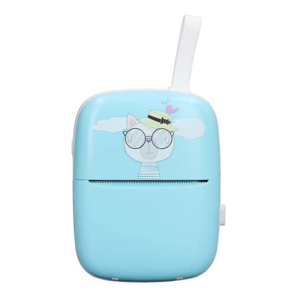 Termisk skriver Bluetooth blekkfri skriver 200 dpi oppladbar skrivermaskin for hjemmebruk og barn