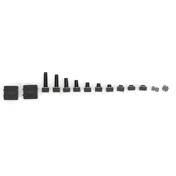 140 stk. 14 Værdi Taktil Mikro Trykknap Switch SMD DIP Takt Switch