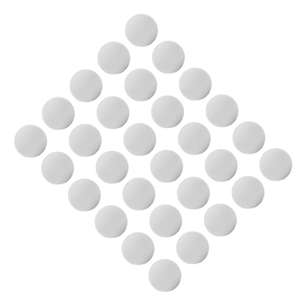 30 kpl 21,5 mm EVA Foam Golfpallot Pehmeä Foam harjoitusgolfpallot sisä- ja ulkoharjoitteluunWhite