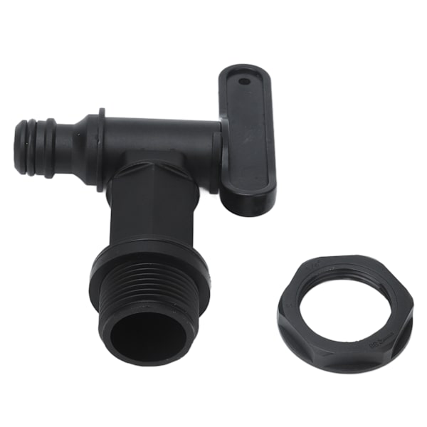 IBC Tote Tank Adapter Dyse Afløbsslange Hane Stik Fitting Del Tilbehør Plastik Gevindforbindelse