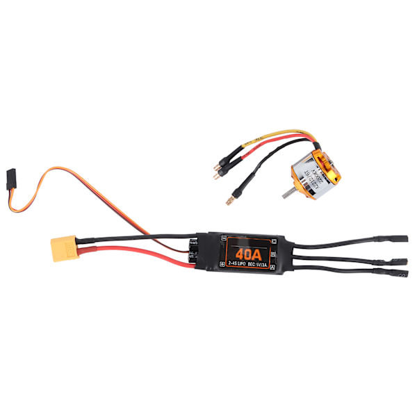 2212 KV2200 Motor 40A børsteløs ESC XT60 RC Motor ESC Sæt til Drone Helikopter FPV