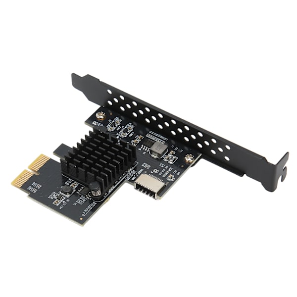 USB3.2 Typ E Frontpanel Internt expansionskort 20PIN 10Gbps USB3.2 Typ E Adapterkort för stationär PC Gränssnitt till rätt PCI E 2X