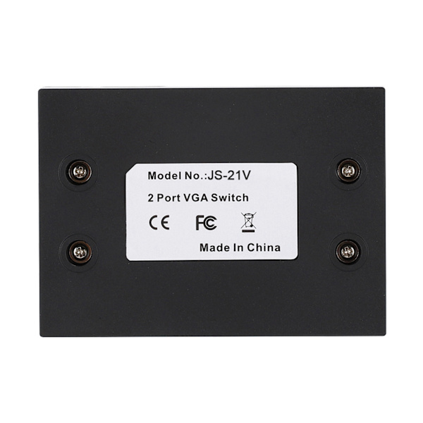 VGA Splitter Computertilbehør 2-i-1-ud 2 Port Switch HD Display Tilbehør til Host Switch