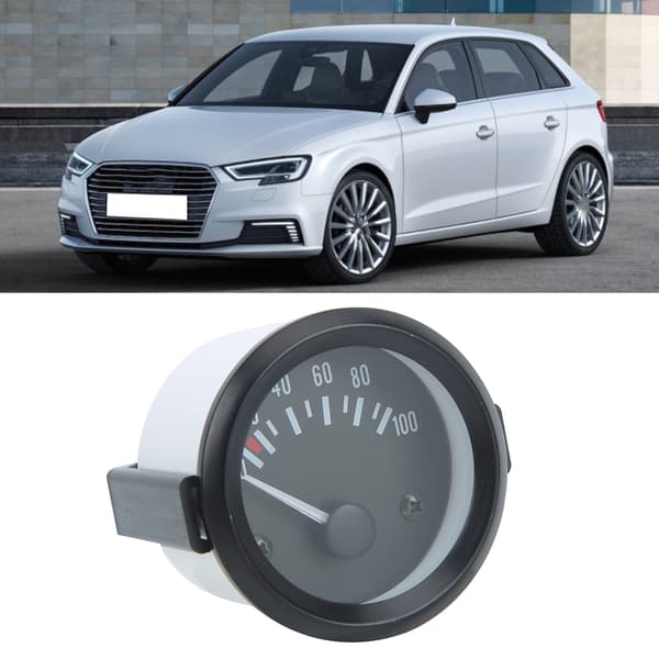 Motorbil Oljetrykksmåler med Sensor 0-100 Psi 12V 52mm/2 tommer