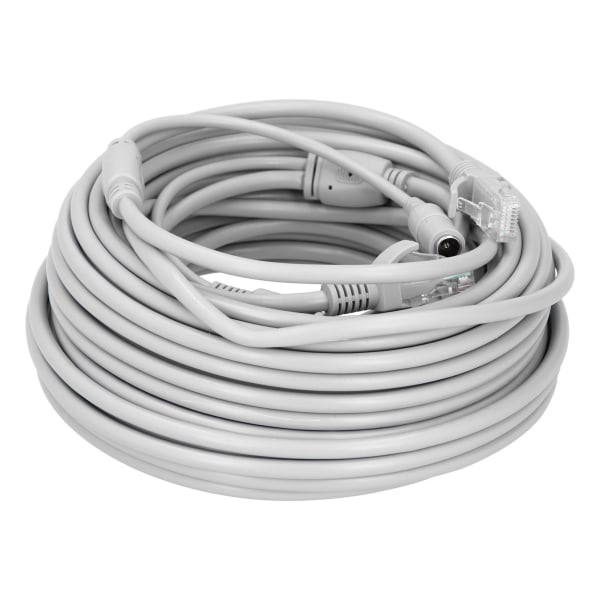 Bärbar Ethernet-kabel 2-i-1 power för IP-kamera NVR CCTV-system10m / 32.8ft