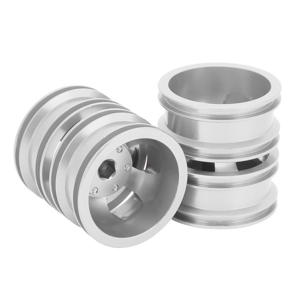 Metalllekebil dobbel bakhjulsnav tilbehørsdeler Passer for WPL 1/16 B14 B24 B16 B36 RC CarSilver