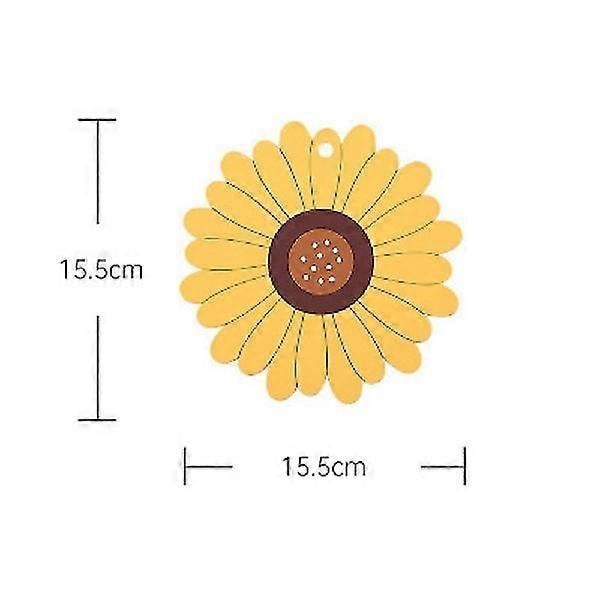 Varmebestandige Isolerte Gryteunderlag, Sklisikker Silikon Trivet - 2 stk Varm Panne Matte