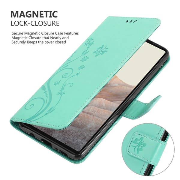 PIXEL 6 Protective Case - with floral pattern and card slots FLORAL TURQUOISE FLORAL TURQUOISE PIXEL 6