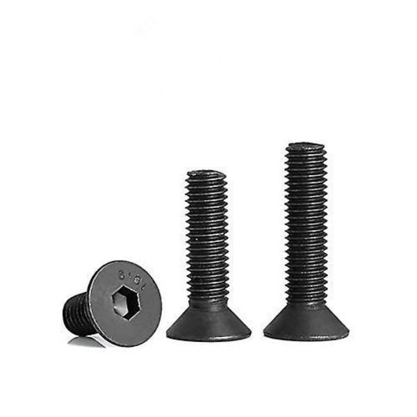 Pakke med 10 Phillips fladt maskinskruer - M8 x 35 mm