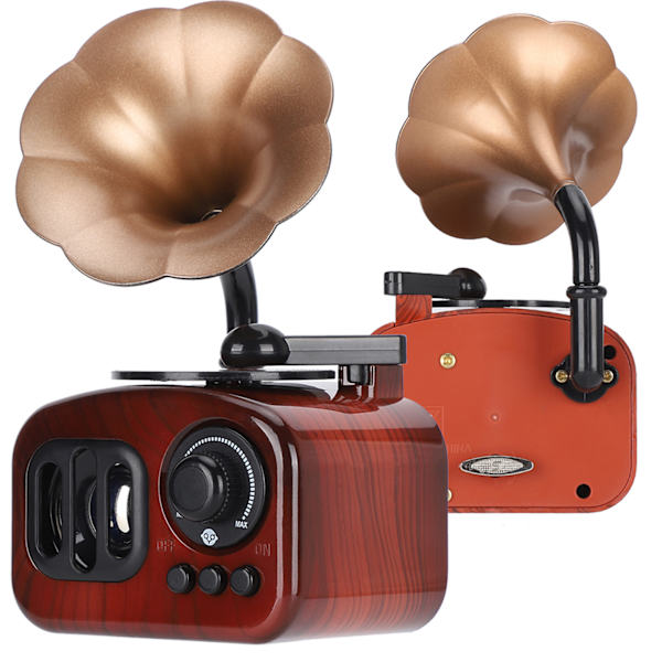 Retro musikkboks Fonografformet gave Innovativ skrivebordsdekorasjon til hjemmet Musikalsk gave