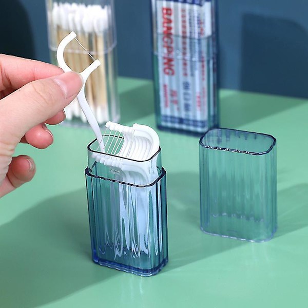 Automatisk Tandpetare Dispenser, Tandpetare Hållare, Portabel Tandpetare Hållare i Plast