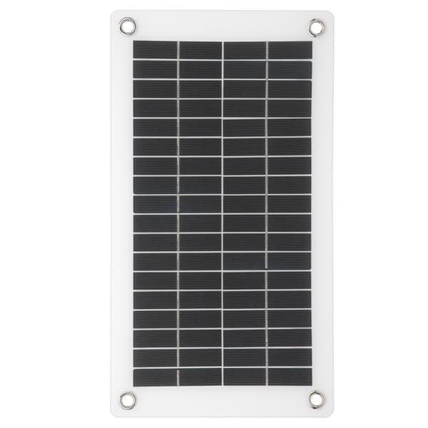 10W 18V Solpanel Cellemodul 12V Telefonoplader Semi-fleksibel Dobbelt USB DC-udgang
