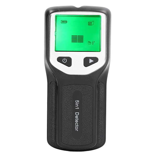 Stud Finder Wall Scanner Sensor 5 i 1 detektor HD LCD-skärm för trä AC Wire Center Edge Silver