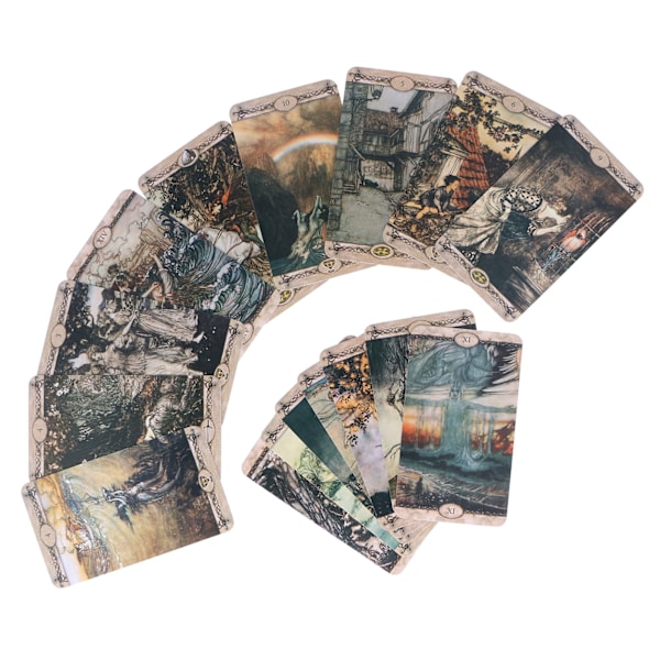 Hologram Papir Divination Spillekort Tarot Kort Underholdning Brætspil Engelsk Version