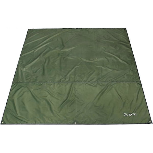 Tarp Ultralätt Markduk Camping Tarp Under Tält Skydd Solskydd Tak Vattentät för Hängmatta Picknick Vandring Strand Trekking 220*