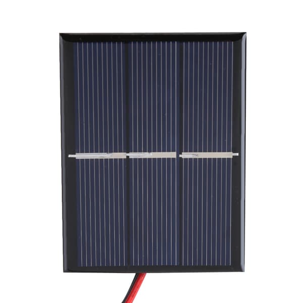 2 stk 0,65W 1,5V Mini Bærbart Solcellepanel DIY Strømmodul Batterilader