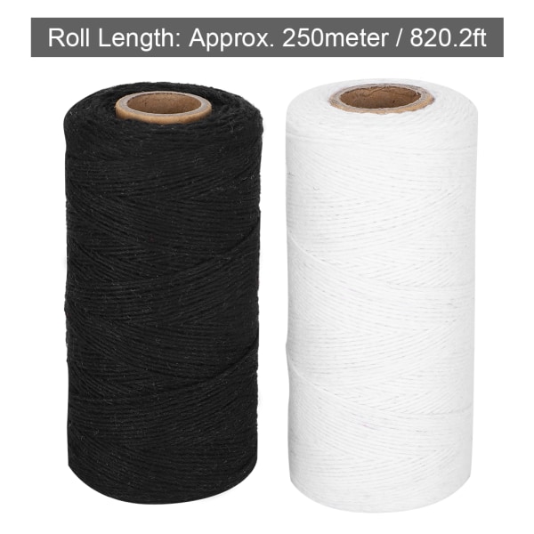 2st brodermaskinstråd 8/4 varpgarn vävning carpe ture bomull spinning 250 meter