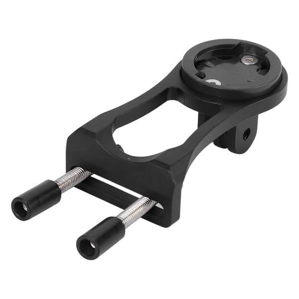 Cykelcomputer Styrstang Forlængelsesbeslag Aluminium Legering Udvidet Base Lys Klemme CNC Sort