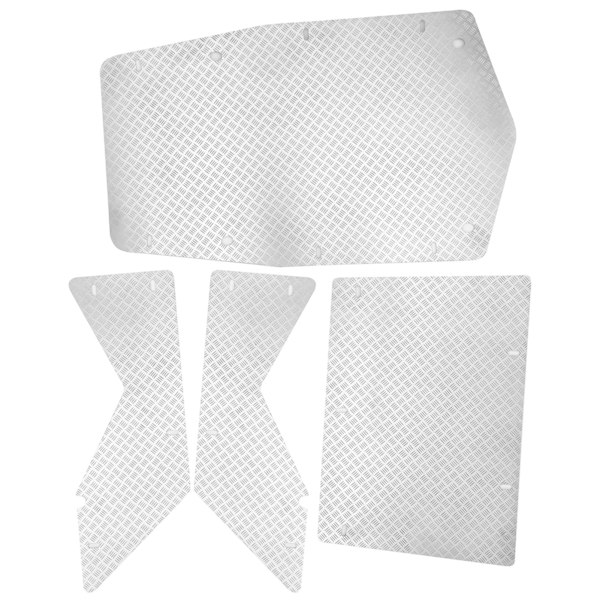 RC rustfritt stål panserpanel takpanel oppgraderingstilbehør passer til Axial Wraith 90018