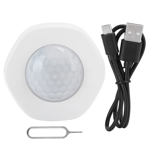 YPI21 Laddningsbar Intelligent WiFi Infraröd Rörelsesensor PIR-sensor för Hemsäkerhet
