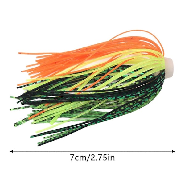5 ST Silikon Spinnerbait Bass Fiske Bete Swimbaits för Öring Lax Sötvatten757