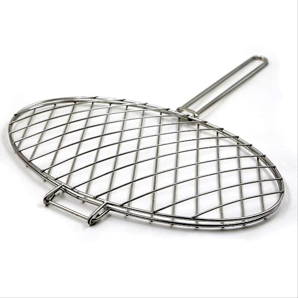 Grillkorg för hemmabruk, grilltång för fisk i rostfritt stål, fiskfri grilltång, grilltångstillbehör 30*35*28cm