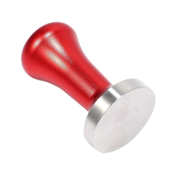 51mm Espresso Kaffe Tamper Röd Kaffe Tamper Maskin Press Platt Bas Barista Tillbehör