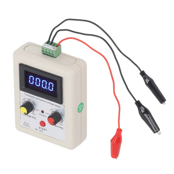 Spændingsmodstandstester Digital spændingskapacitetsdetektor til Diode MOS Triode Transistor 120V-2700V Blåt Display